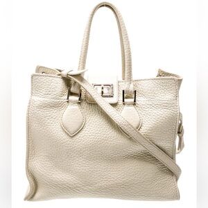 Roberto Cavalli Leather Shoulder Bag with Handles